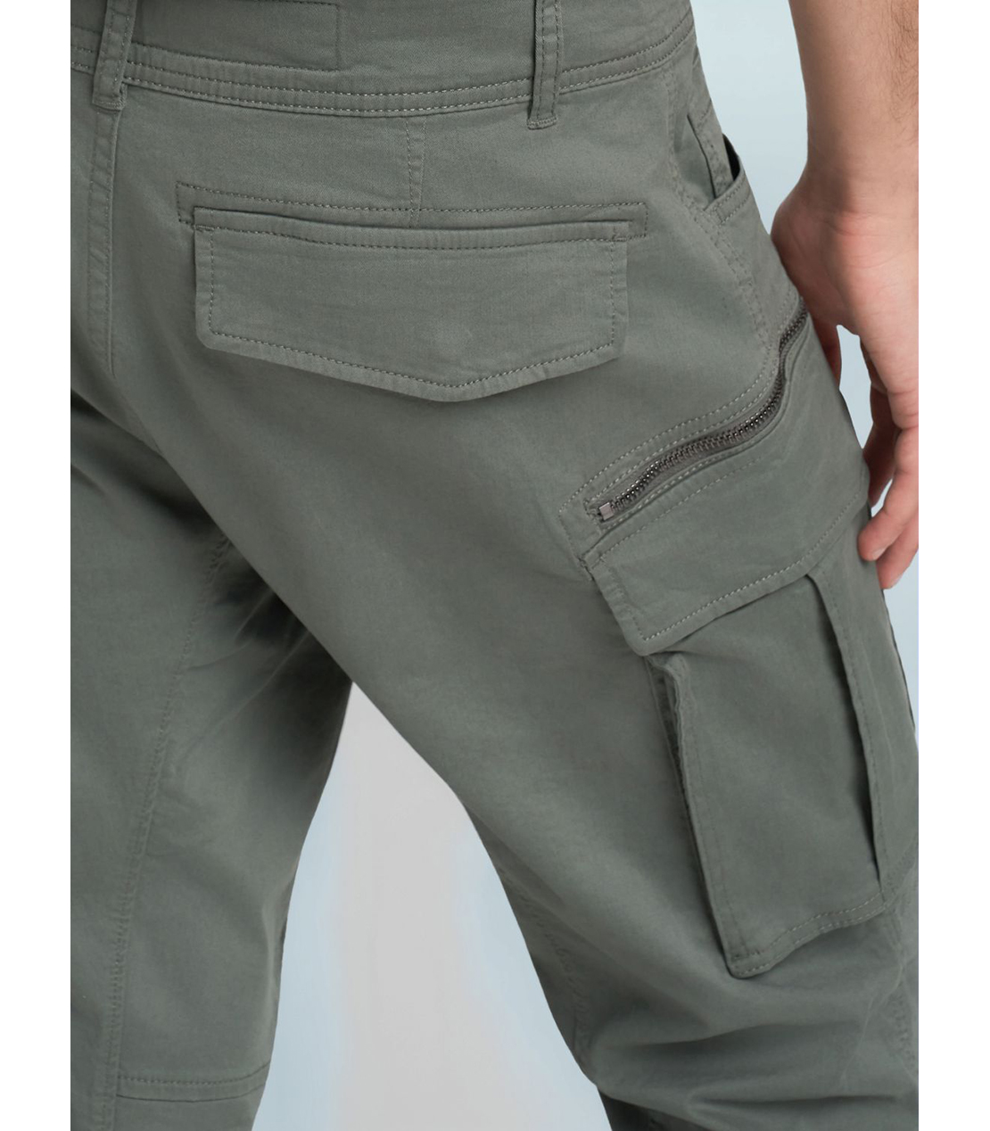 JOE ストレッチコットンツイル カーゴパンツ 詳細画像 モスグリーン 7